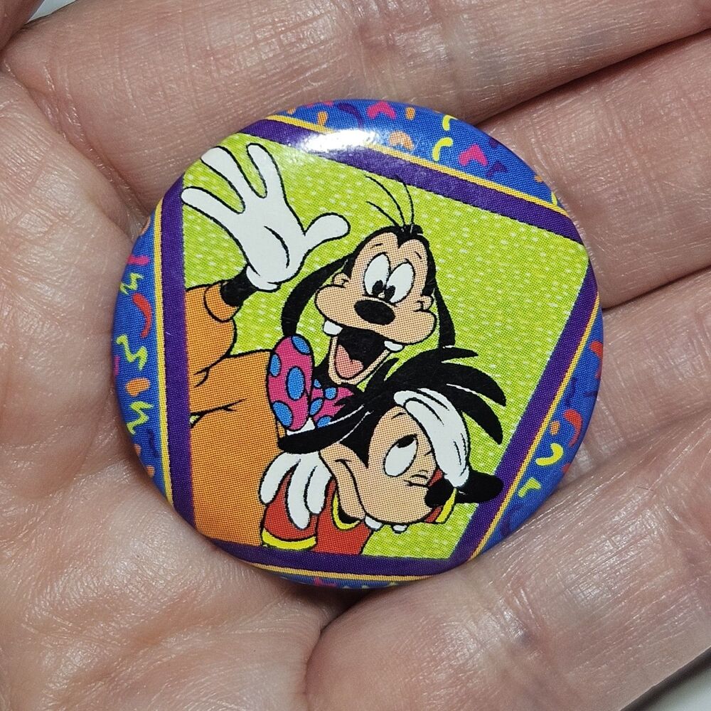 Disney Loungefly Goof Troop Goofy And Max Small 1" Button Pin